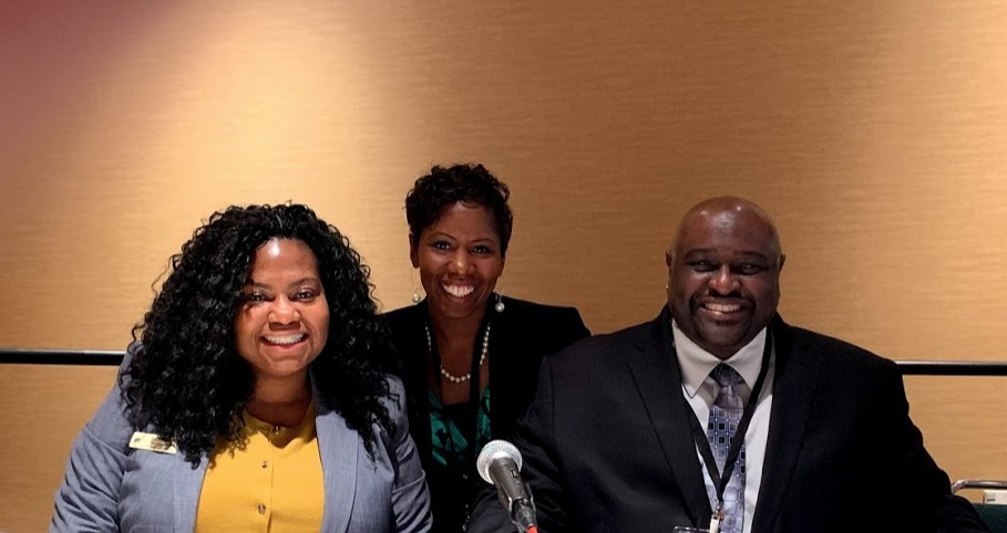 Picture of Chloe Poston, Ja’Wanda Grant, and Don Brunson