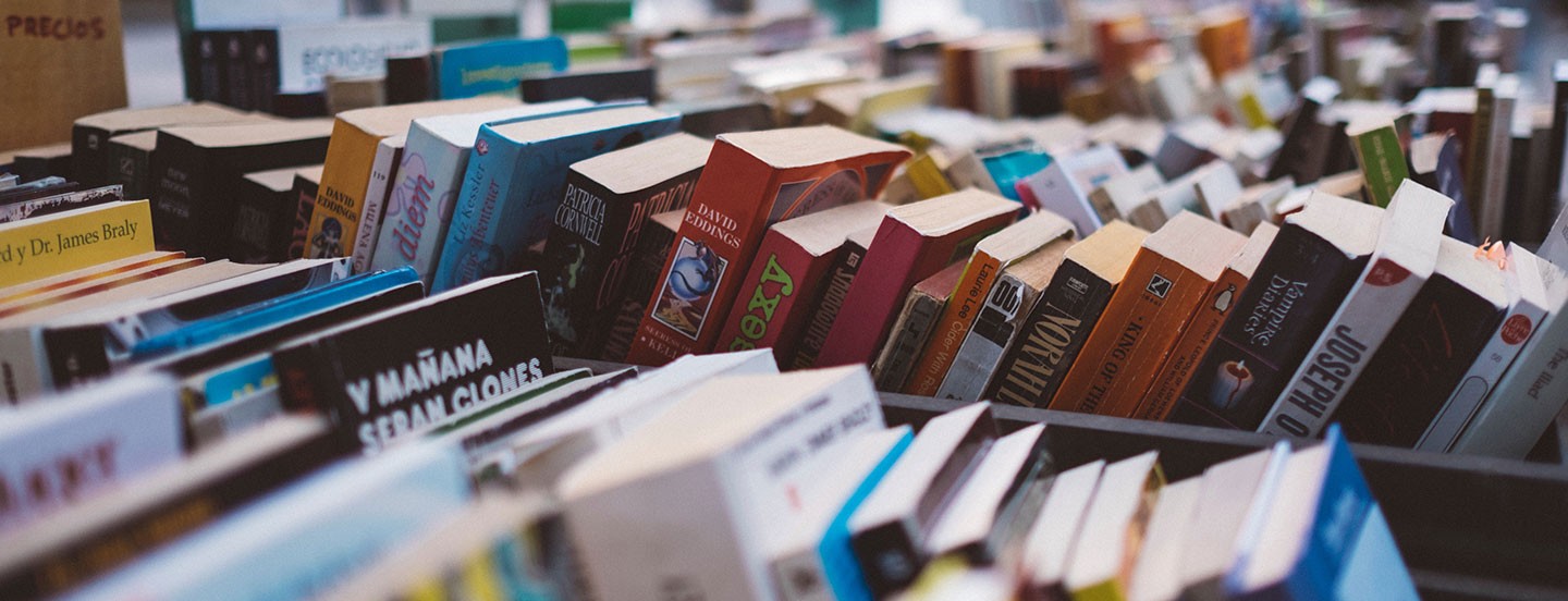 books in a shelf