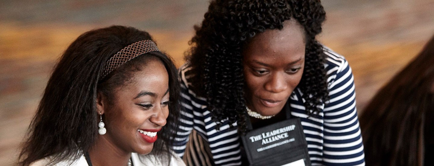 two students working together