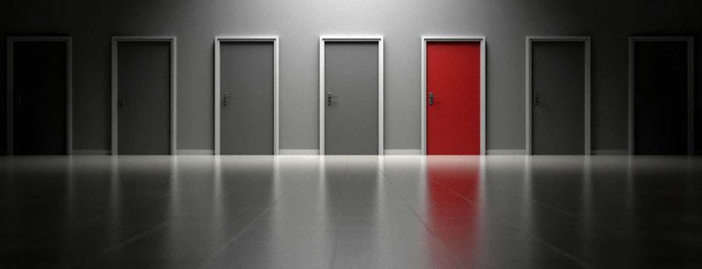 seven doors side by side