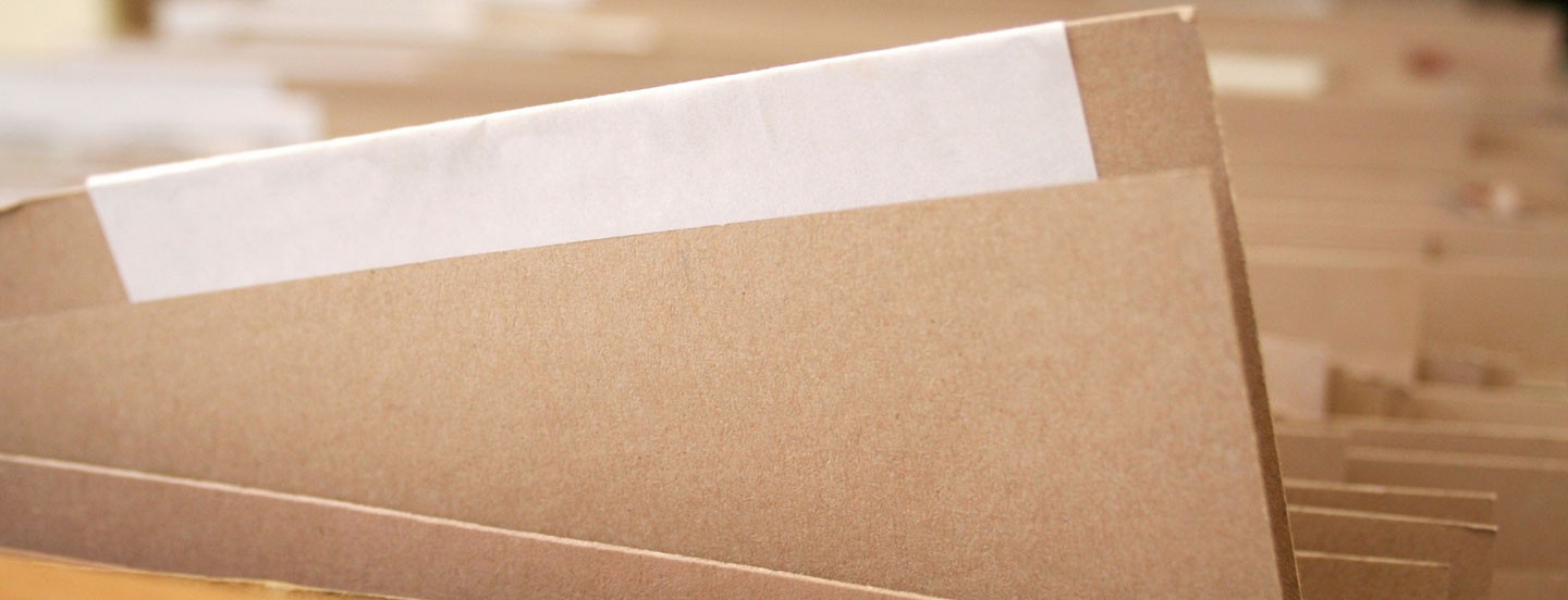 stack of paper folders