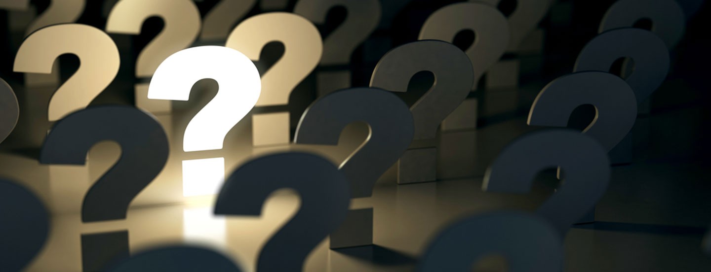 bunch of question marks
