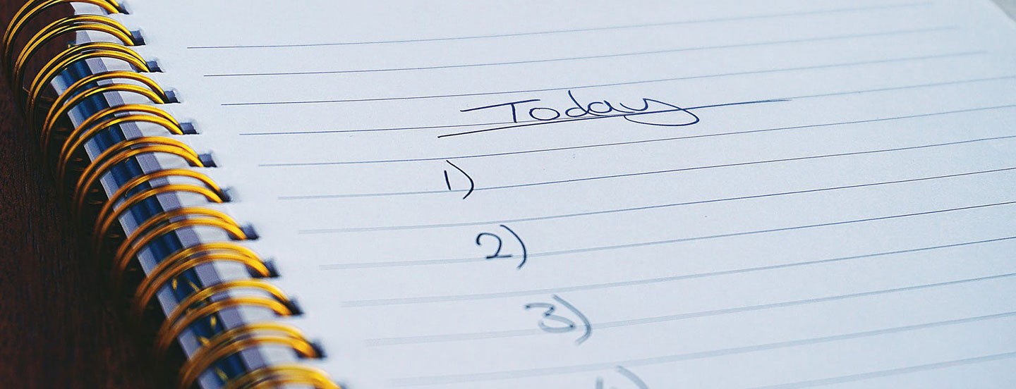 empty todo list of today