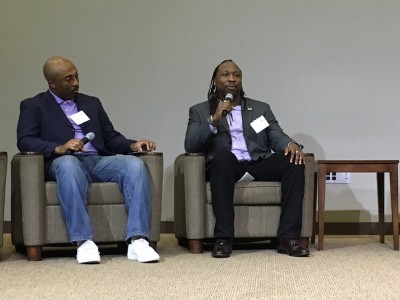 Group of people discussing