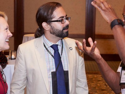 Group of people discussing