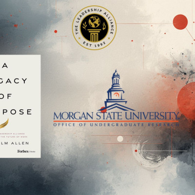 legacy of purpose book cover morgan state university logo