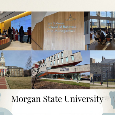 morgan state university cover with photos from book celebration event